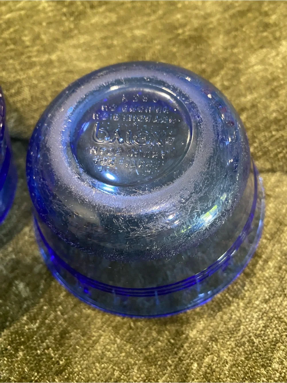 Cobalt Blue Custard Bowls (2) by PYREX